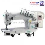 چرخ خیاطی صنعتی سه سوزن سه قلاب تخت نان بنگ D5Z3
