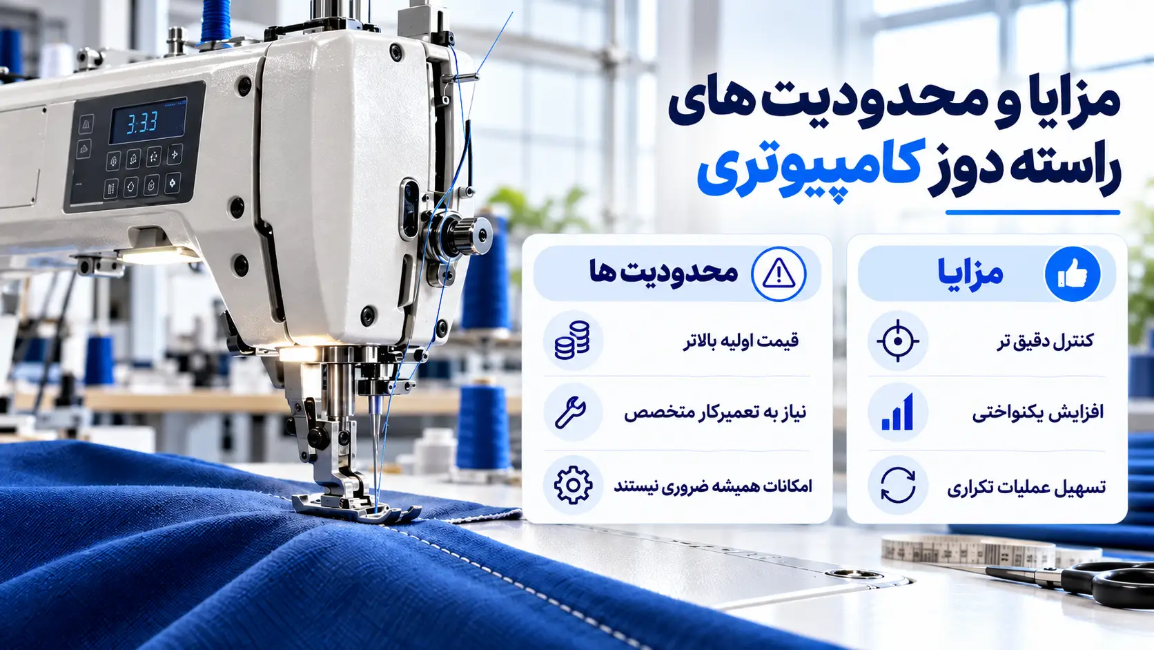 مزایا و محدودیت های راسته دوز کامپیوتری